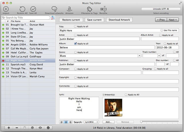mac id3 editor
